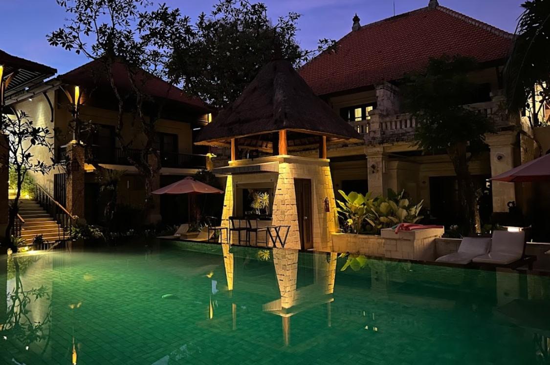กรียา ซานเทรียน อะ บีช รีสอร์ท ซานูร์ ภายนอก รูปภาพ